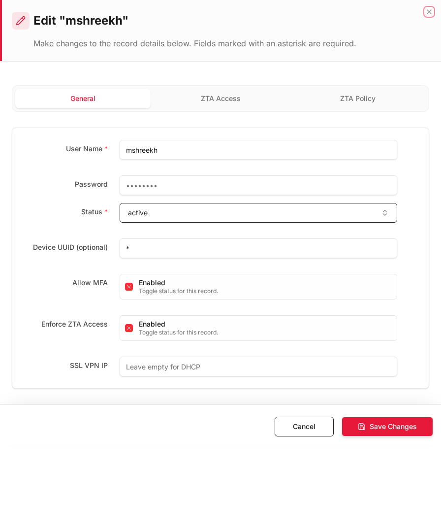 Edit form
