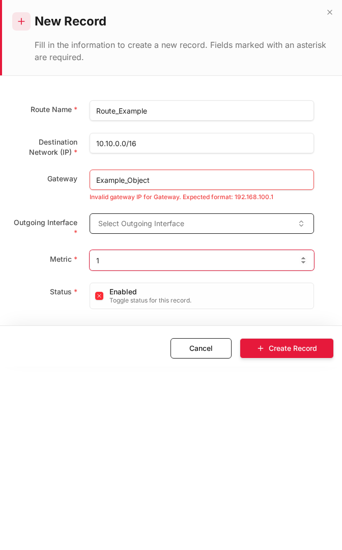 Add form — filled