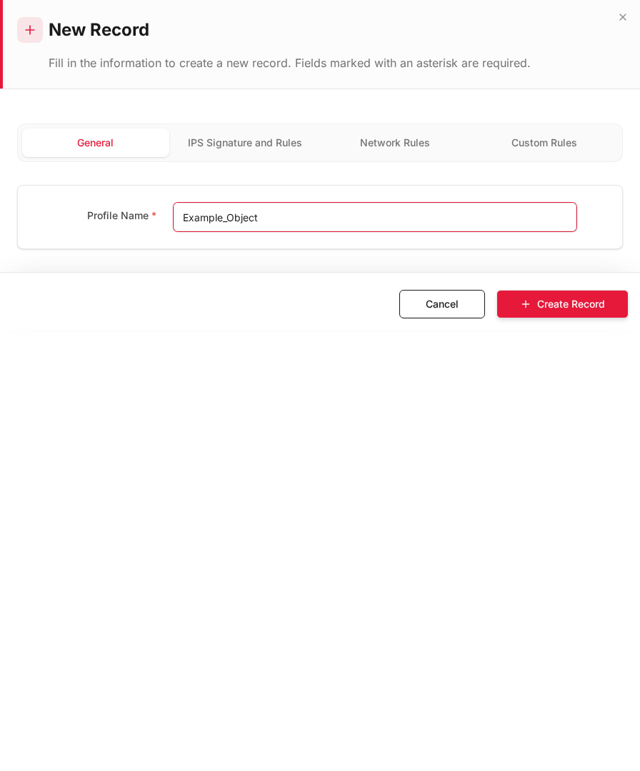 Add form — filled