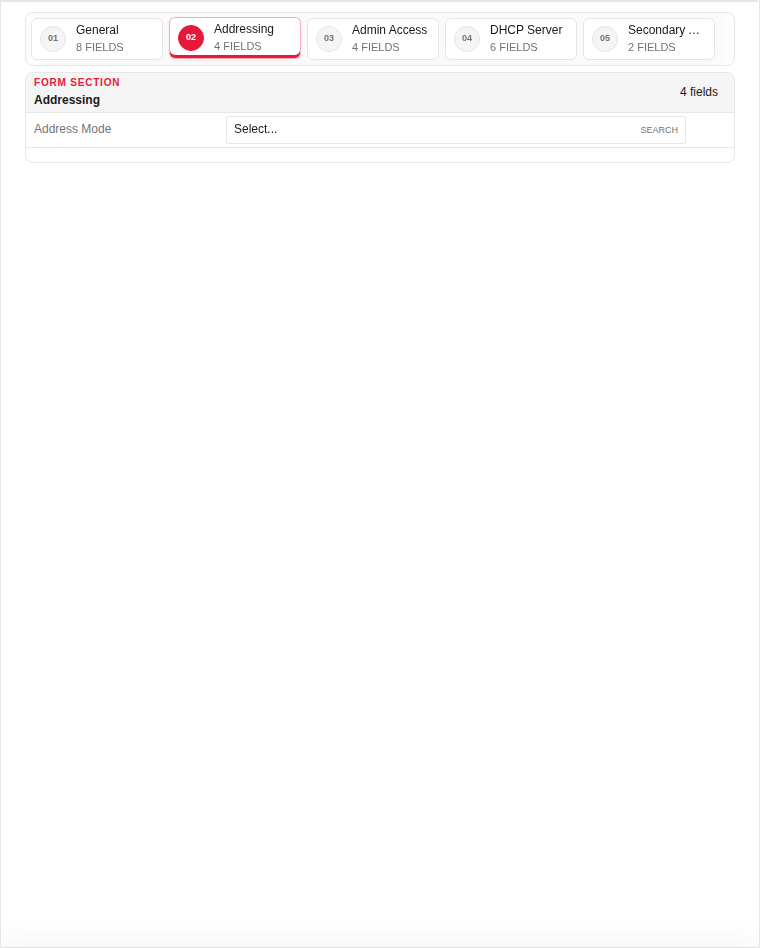 Add — Addressing (empty)