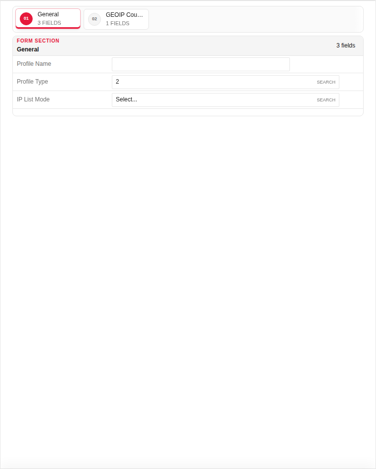 Add — General (empty)